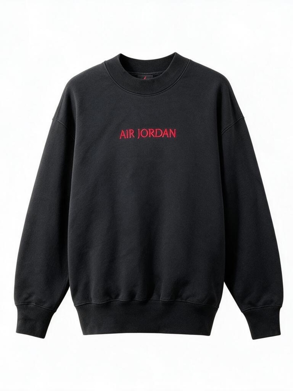 Air Jordan Women's Wordmark Fleece Tracksuit Matching Set - Black & Gym Red